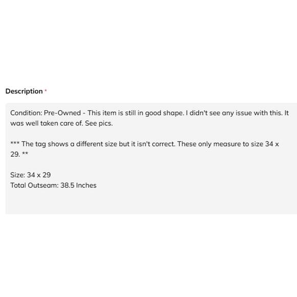 Adriano Goldschmied Pants The Graduate Mens Size 34 x 29 Gray Cotton Blend FLAT - Picture 5 of 10